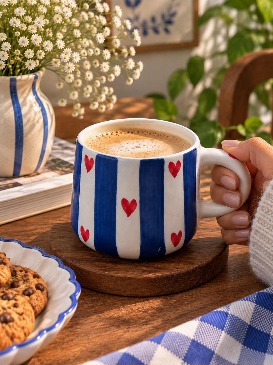 Blue Heartscape Mug