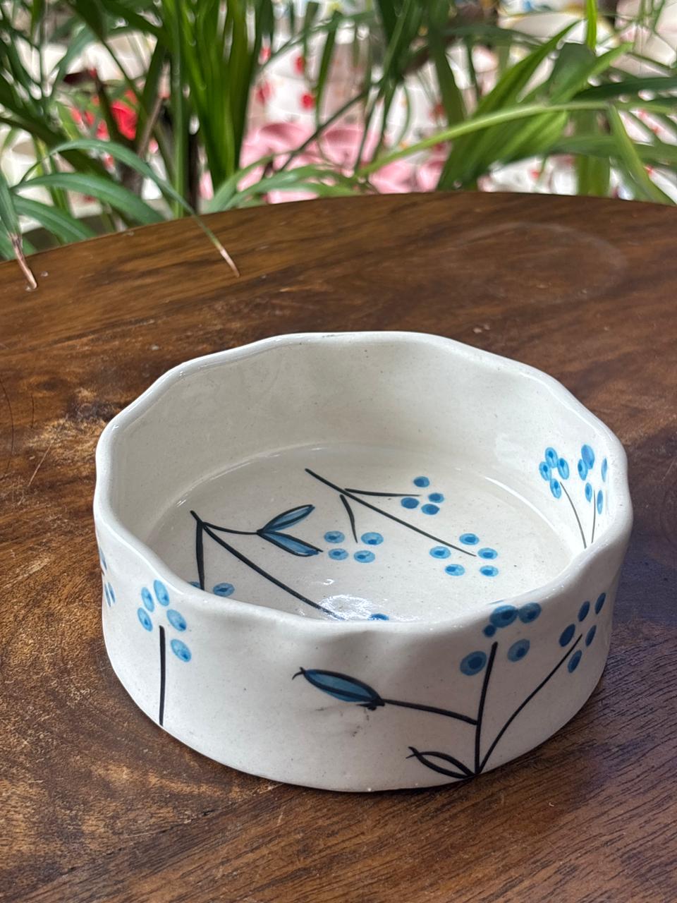 Blue Meadow Bloom Snack Bowl