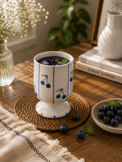 Blueberry Bliss Juice Glass