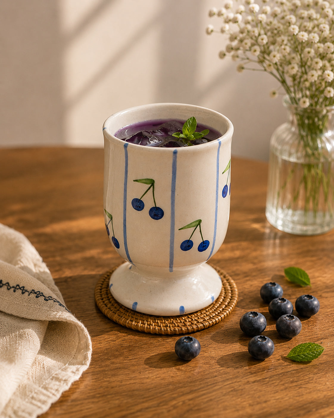 Blueberry Bliss Juice Glass