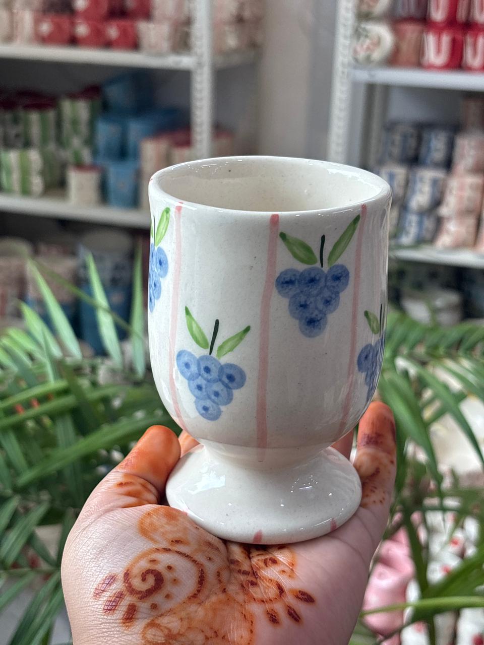 Blueberry Crush Juice Glass