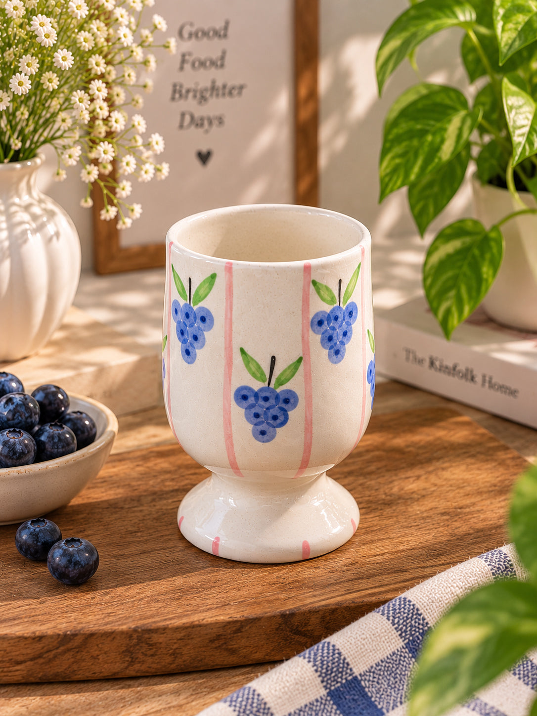 Blueberry Crush Juice Glass