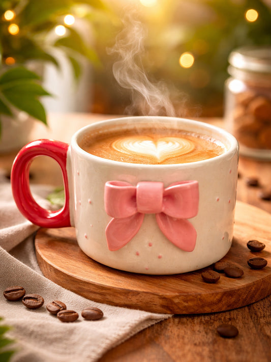 Blush Bow Coffee Mug