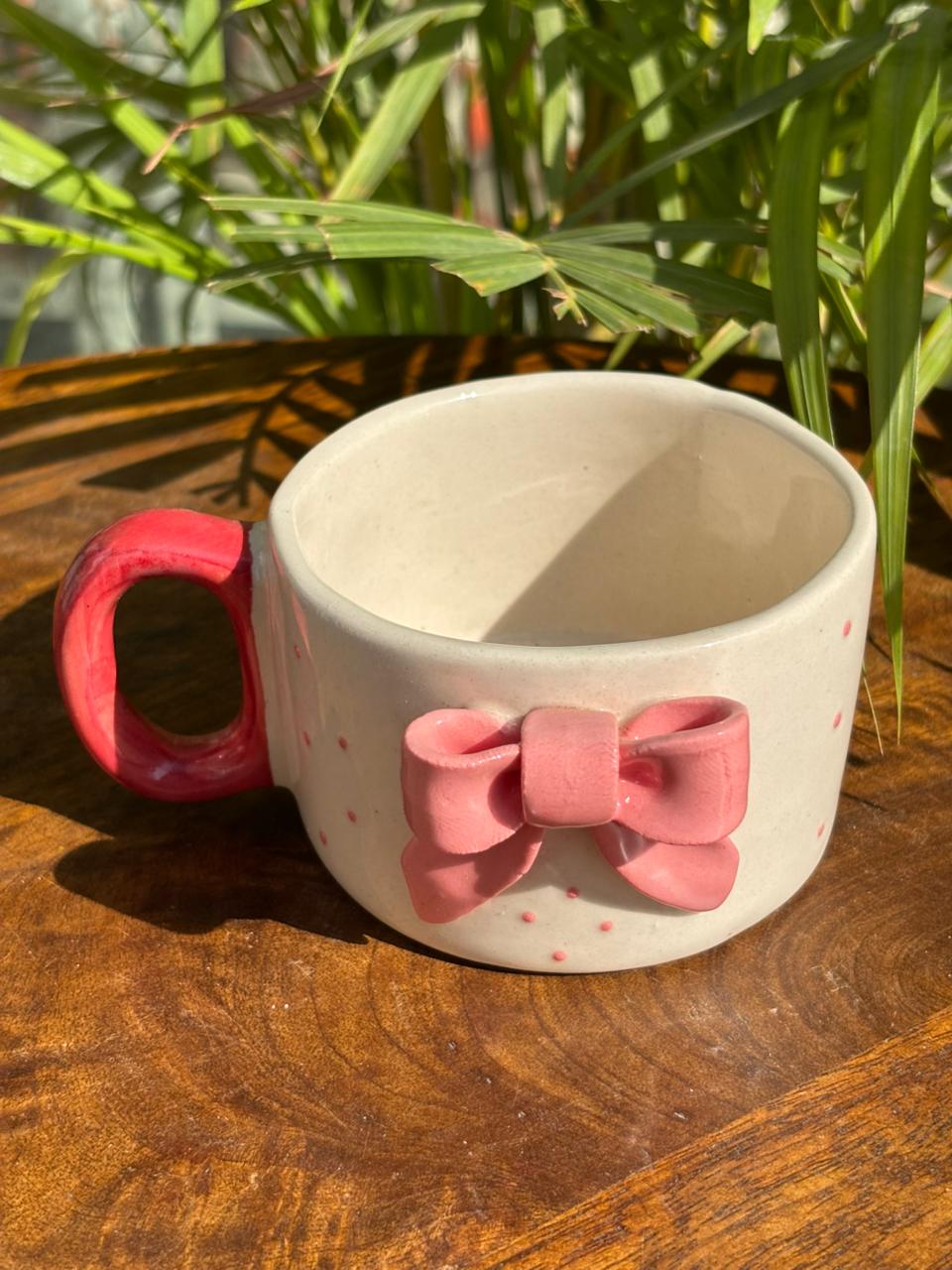 Blush Bow Coffee Mug