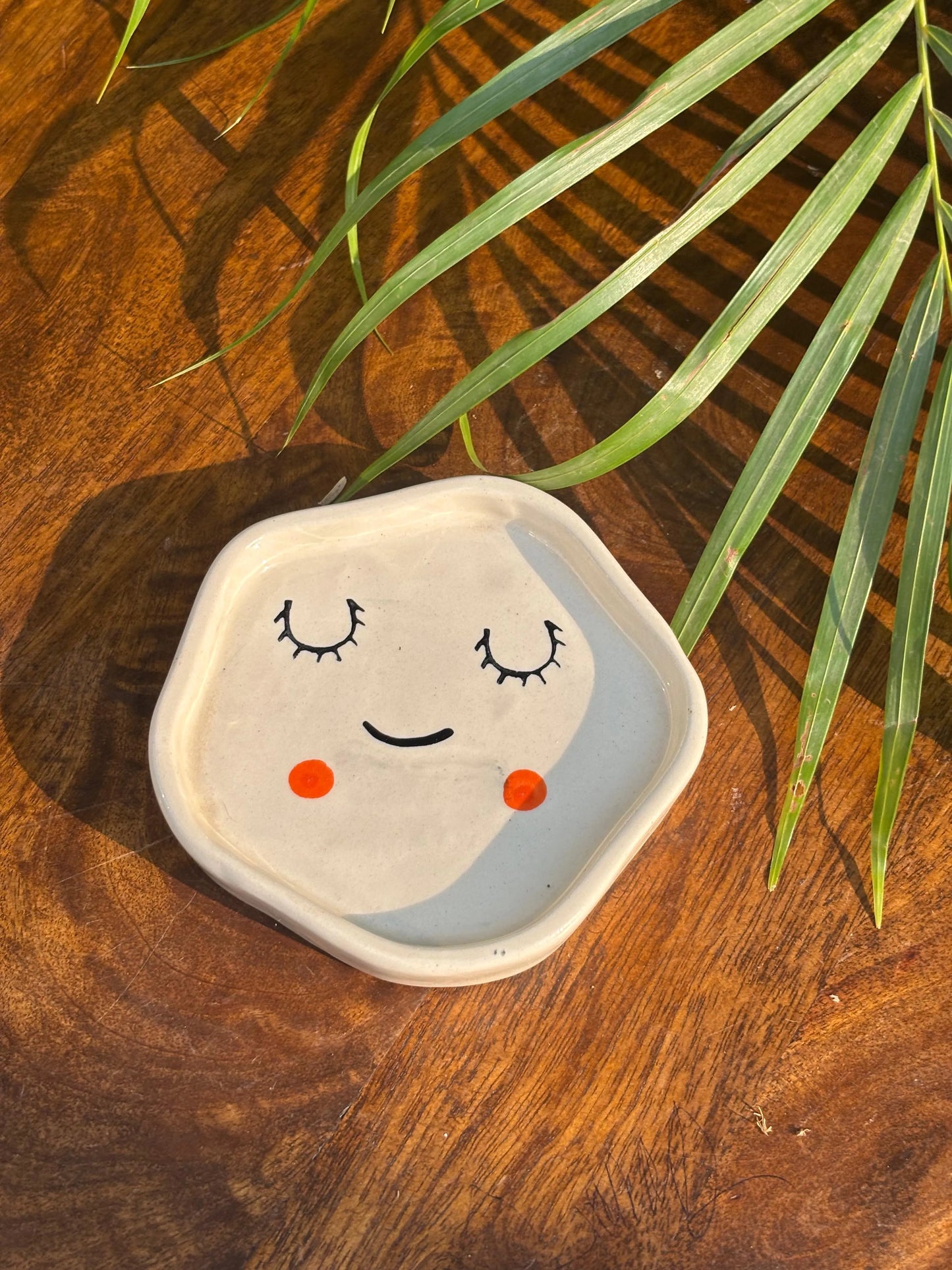 Blush Smile Snack Plates (Set of 2)