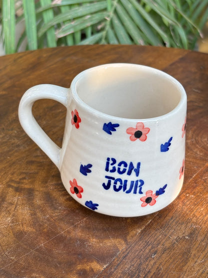 Bonjour Bloom Mug