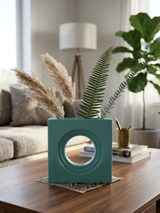 Blue Ocean Circle Vase