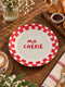 Chérie Rouge Snack Plates Set (Set of 2)