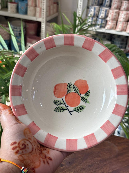 Citrus Bloom Pasta Plates (Set of 2)