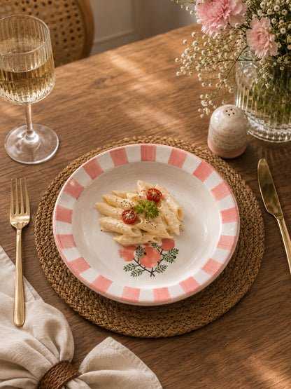 Citrus Bloom Pasta Plates (Set of 2)