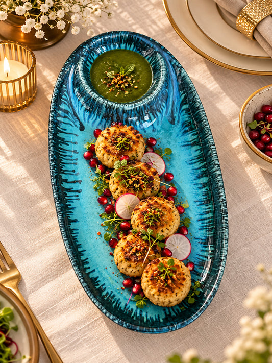 Coastal Blue Chip-n-Dip Platter
