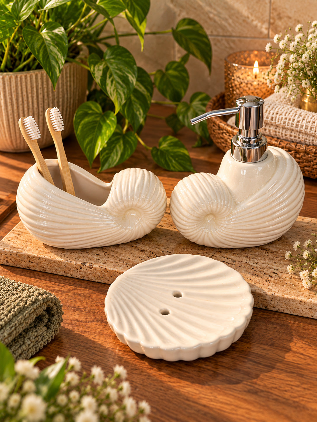 Coastal Luxe Bathroom Set