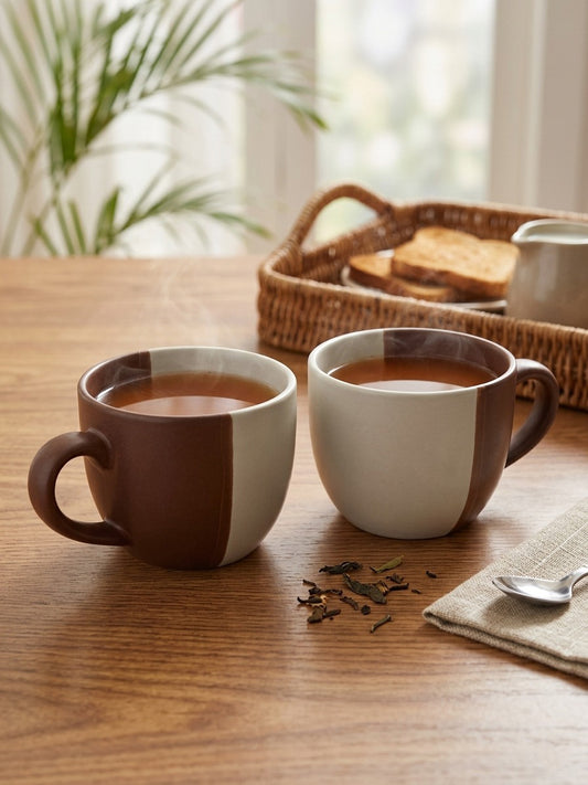Cocoa Clay DuoTone Cup (Set of 2)