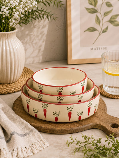 Country Garden Serving Bowl Set (Set of 3)