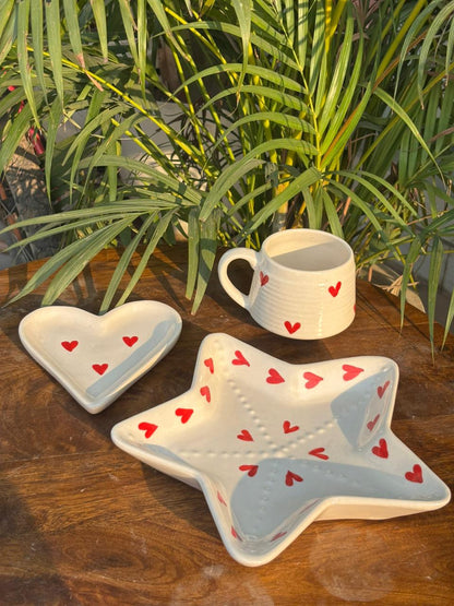 Cozy Hearts Serving Combo Set (Set of 3)