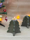 Cozy Pine Tree Tealight Stand-Green