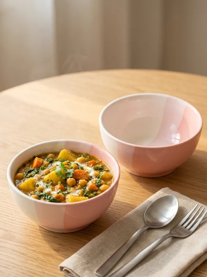Pink Dual Shade Curry Bowl Set of 2