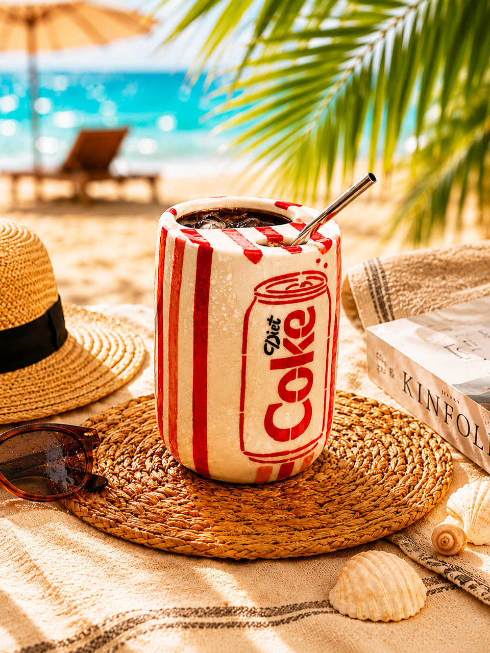 Diet Coke Fizz Sipper with Straw