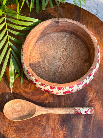 Elysian Bloom Bowl with Spoon