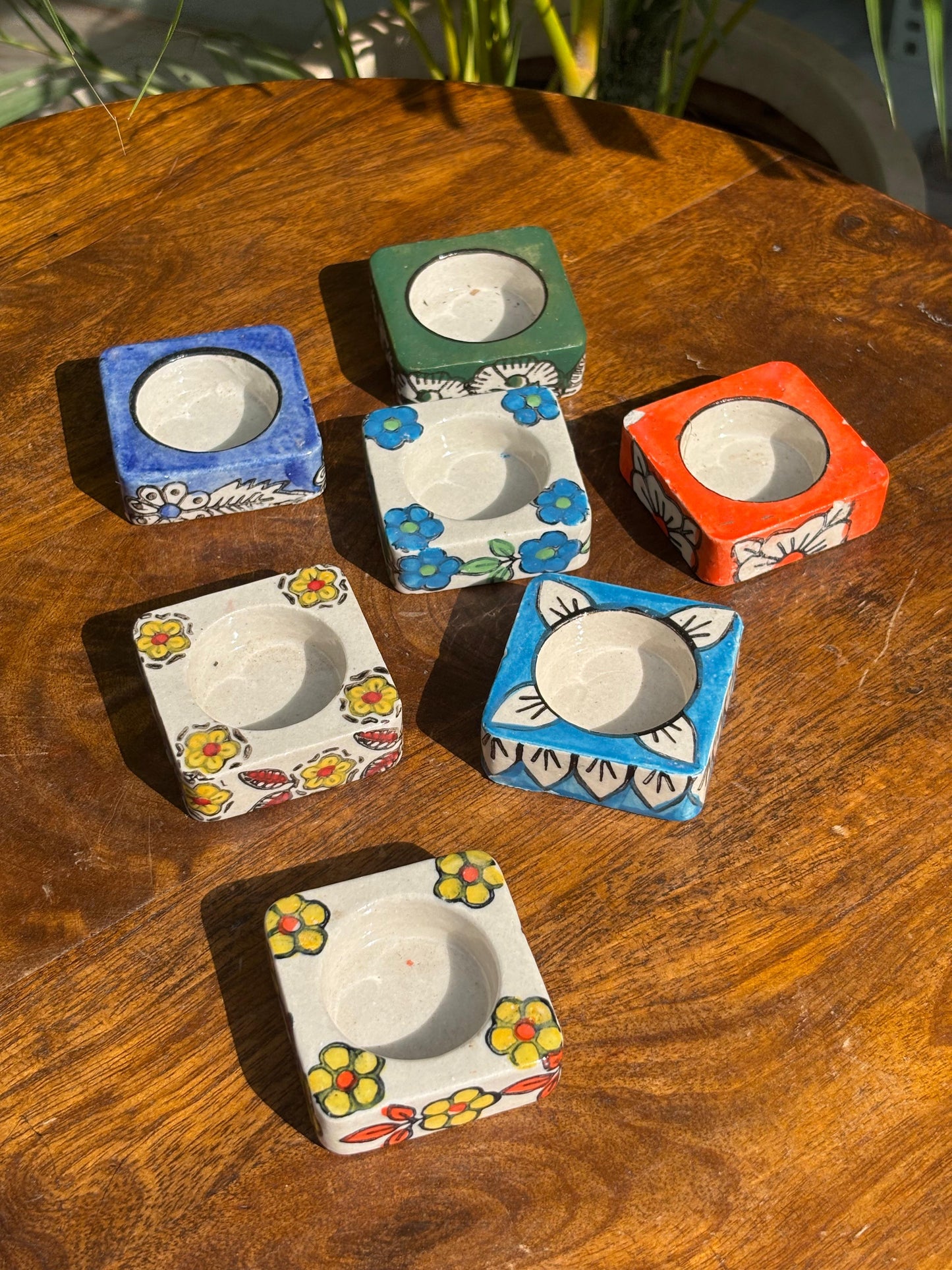 Festive Flora Tea Light Holders (Set of 5 Assorted)