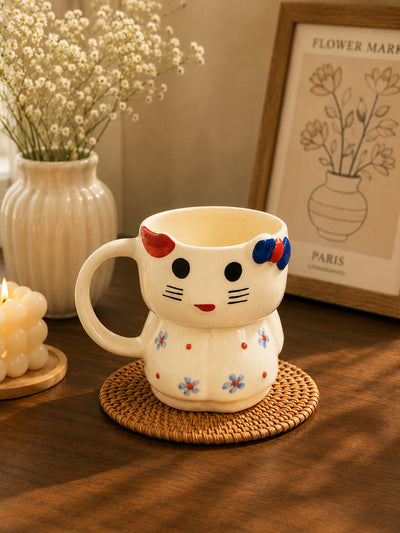 Fleur Kitty Mug