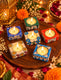 Floral Fiesta Tealight Holders – (Set of 5 Assorted)