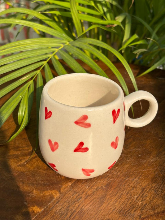 Flying Hearts Chunky Mug