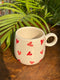 Flying Hearts Chunky Mug