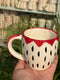 Fruity Delight Chunky Mug- Red