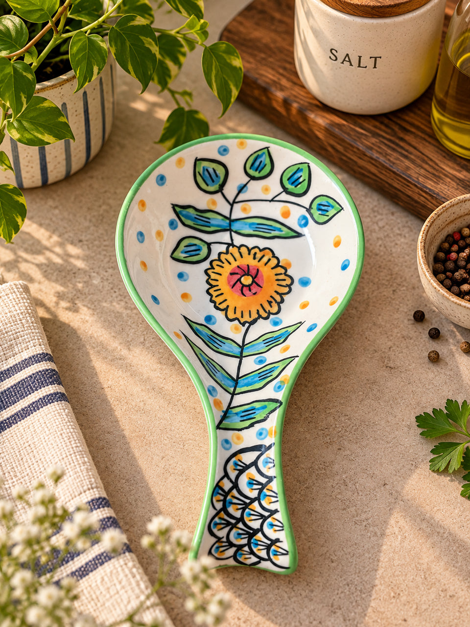 Garden Muse Spoon Rest