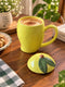 Golden Mango Mug with Lid