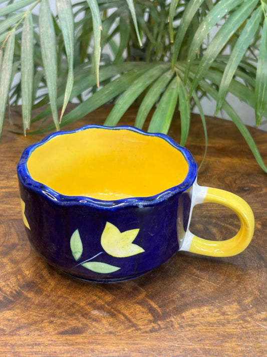 Golden Petal Royale Mug