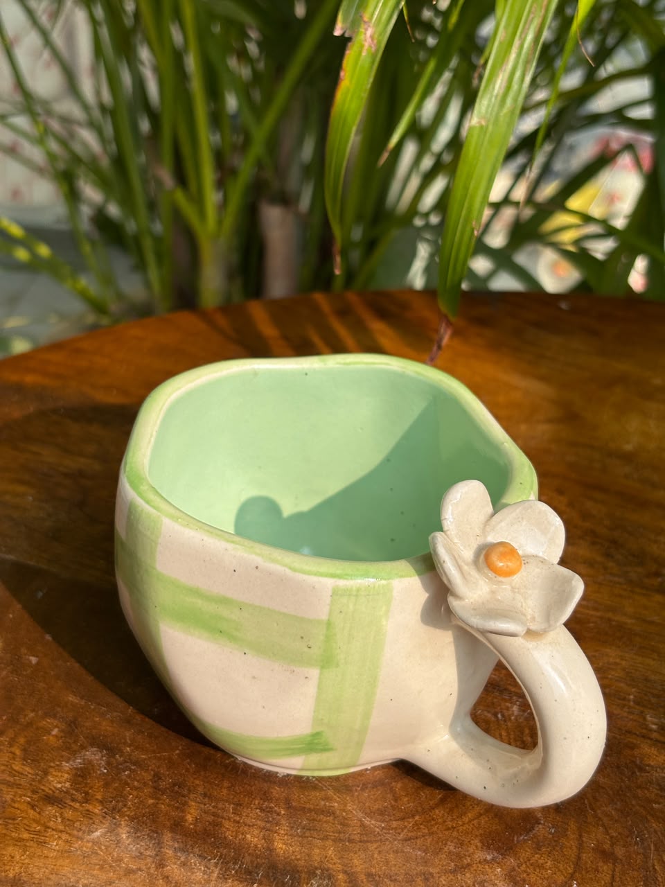 Green Bloomcraft Mug