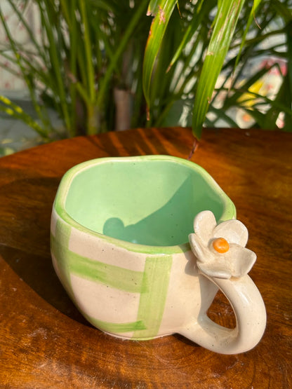 Green Bloomcraft Mug