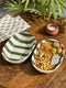Green Candy Swirl Snack Bowl
