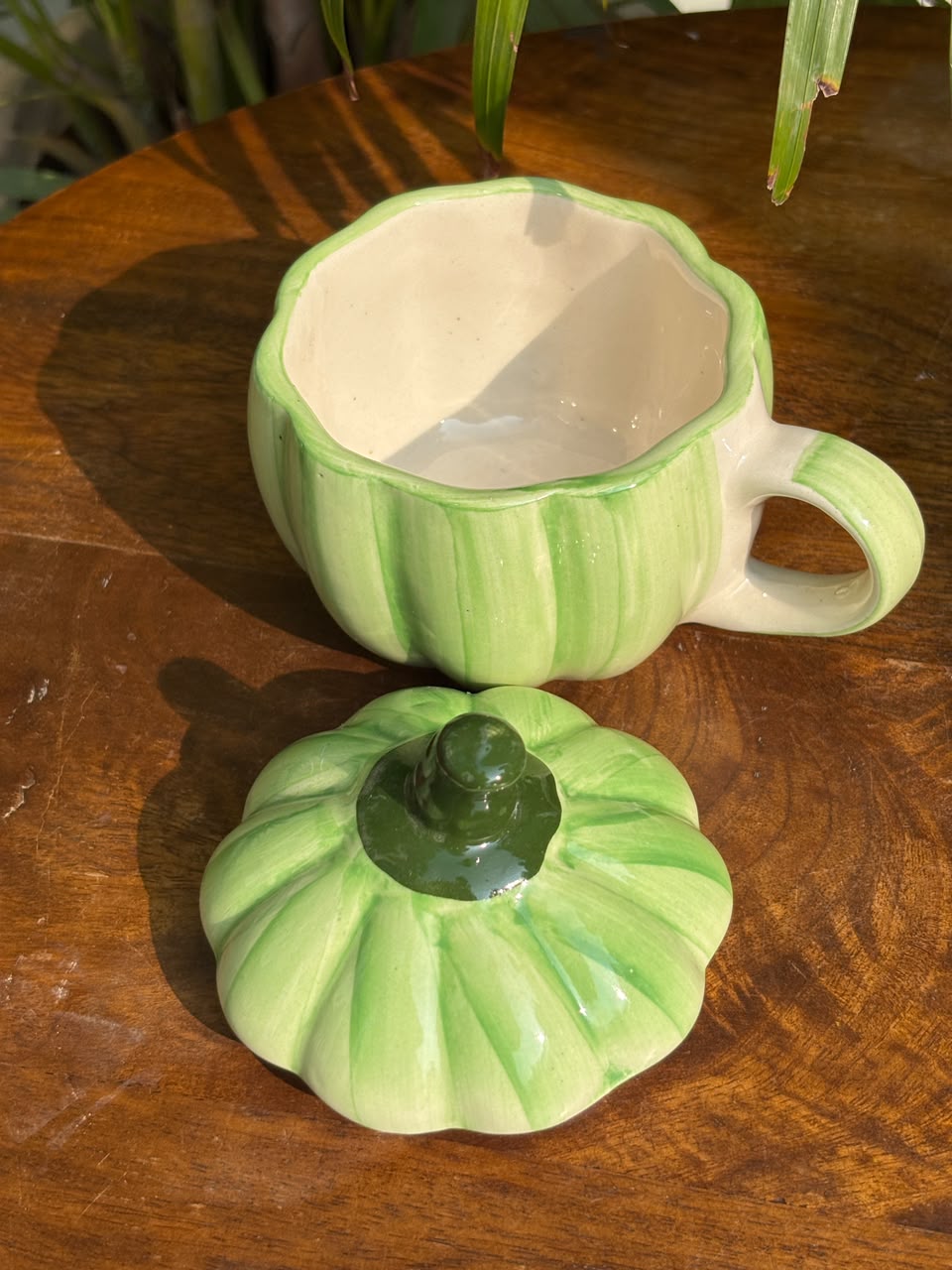 Green Pumpkin Mug