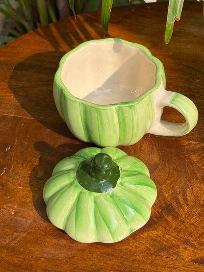 Green Pumpkin Mug
