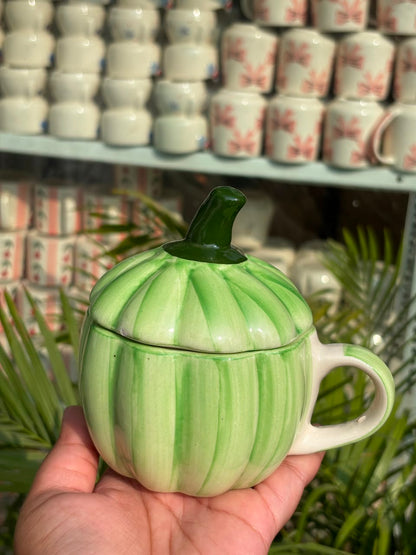 Green Pumpkin Mug