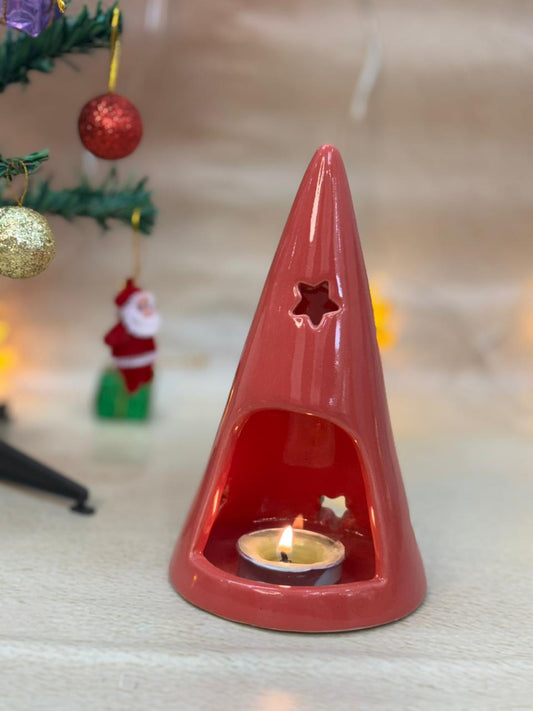 Holiday Star Tealight Tree-Red