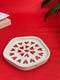 Red Heart Snack Plate (Set of 2)