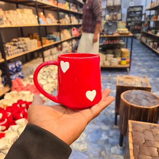 Small Red Heart Coffee Mug