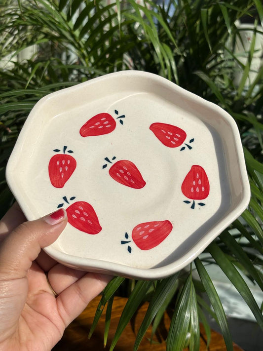 Strawberry Snack Plate (Set of 2)