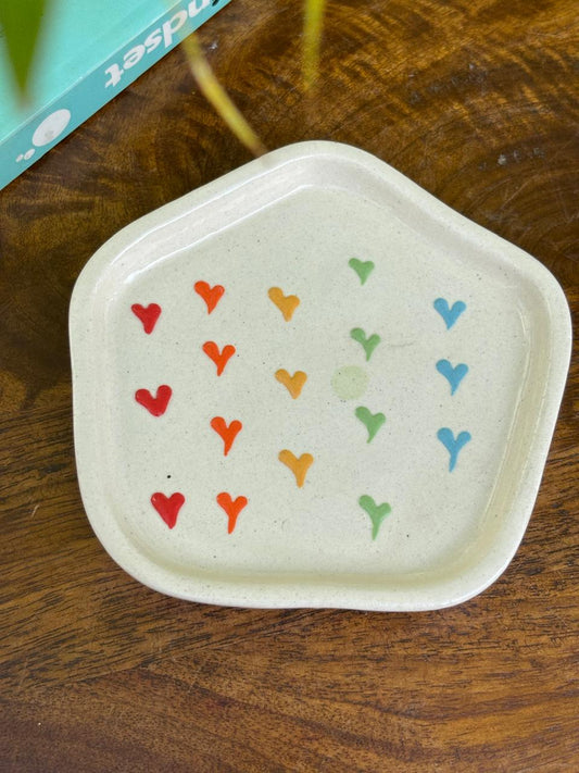 Color Me Happy Snack Plate (Set of 2)