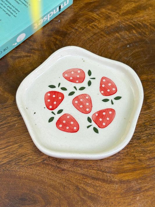 Little Red Delights Snack Plate (Set of 2)