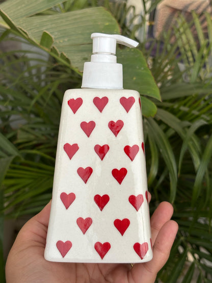 Red Heart Hand-wash Dispenser