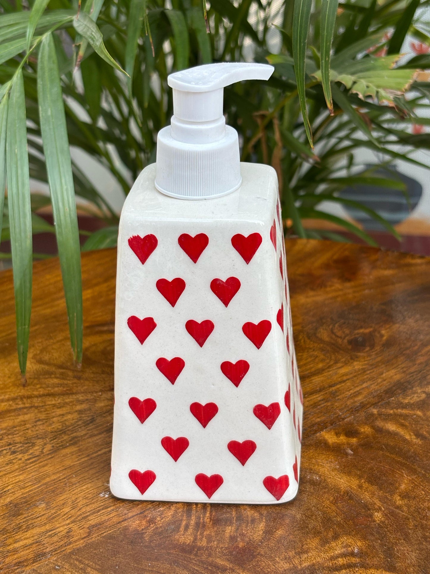 Red Heart Hand-wash Dispenser