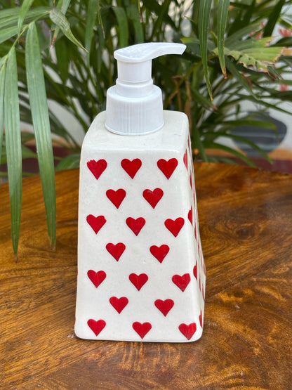 Red Heart Hand-wash Dispenser