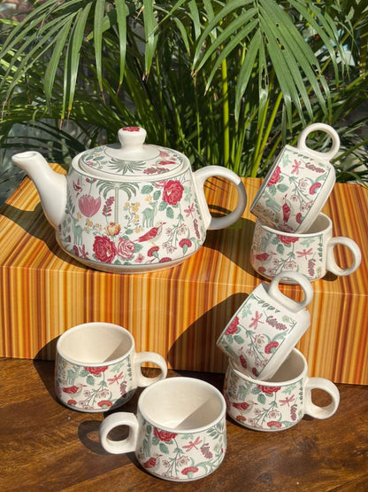 The Queen's Regalia Blossom Kettle Set (Set of 7)