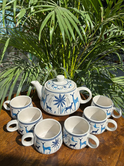 Deer Decal Print Kettle Set (Set of 7)