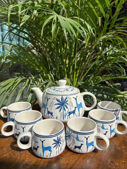 Deer Decal Print Kettle Set (Set of 7)